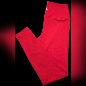 CRZ Yoga Butterluxe High Rise Leggings 28” Inseam Red Soft